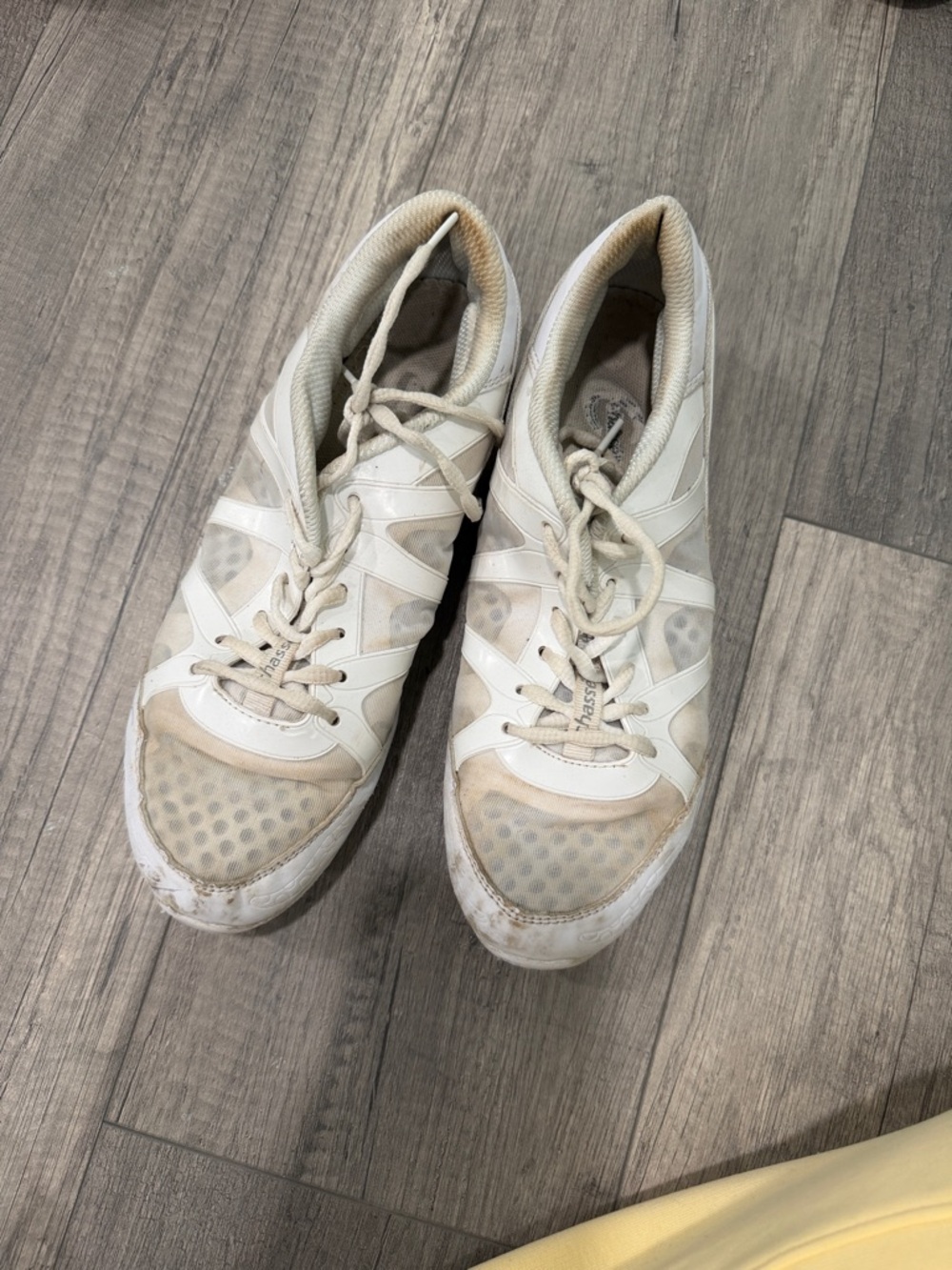 Women's White Athletic Trainers with Breathable Mesh Upper